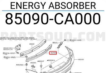Nissan 85090CA000 ENERGY ABSORBER