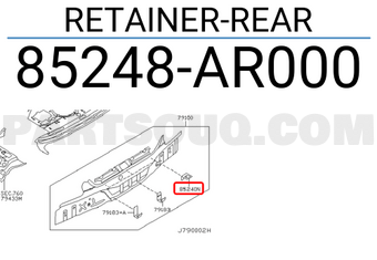 Nissan 85248AR000 RETAINER-REAR