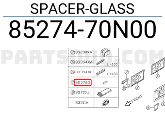 Nissan 8527470N00 SPACER-GLASS