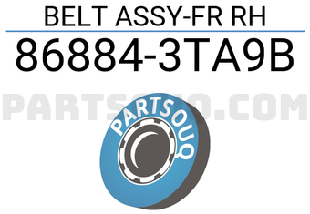 Nissan 868843TA9B BELT ASSY-FR RH