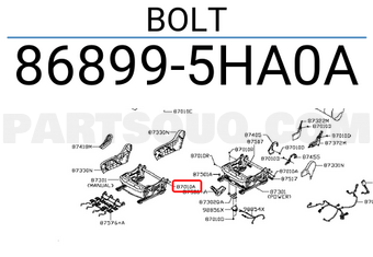 Nissan 868995HA0A BOLT