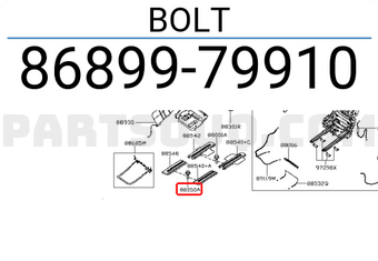 Nissan 8689979910 BOLT