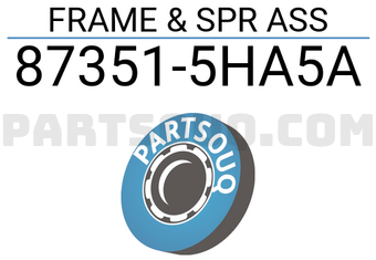 Nissan 873515HA5A FRAME & SPR ASS