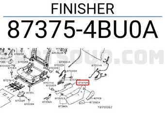 Nissan 873754BU0A FINISHER