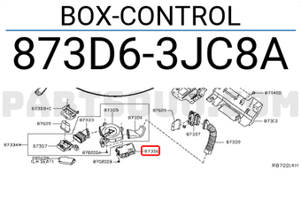 Nissan 873D63JC8A BOX-CONTROL