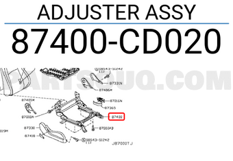 Nissan 87400CD020 ADJUSTER ASSY