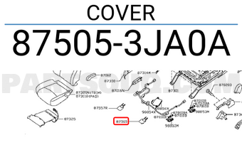Nissan 875053JA0A COVER
