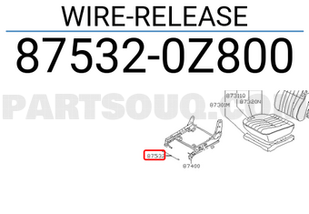 Nissan 875320Z800 WIRE-RELEASE