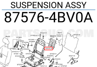 Nissan 875764BV0A SUSPENSION ASSY