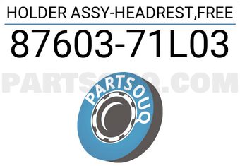 Nissan 8760371L03 HOLDER ASSY-HEADREST,FREE