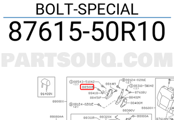 Nissan 8761550R10 BOLT-SPECIAL
