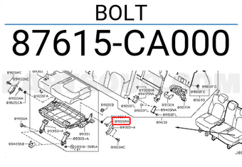 Nissan 87615CA000 BOLT