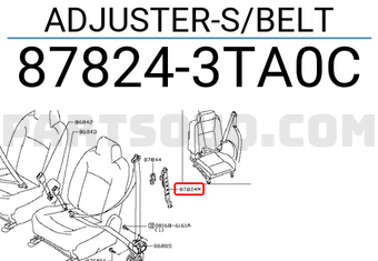 Nissan 878243TA0C ADJUSTER-S/BELT