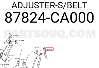 Nissan 87824CA000 ADJUSTER-S/BELT