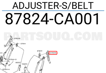 Nissan 87824CA001 ADJUSTER-S/BELT