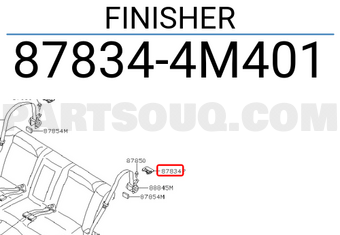 Nissan 878344M401 FINISHER