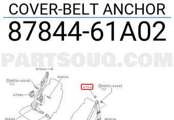 Nissan 8784461A02 COVER-BELT ANCHOR