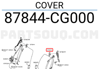 Nissan 87844CG000 COVER