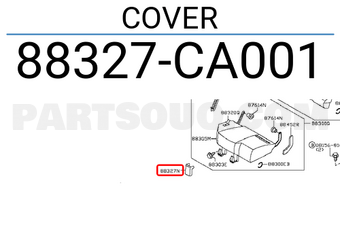 Nissan 88327CA001 COVER