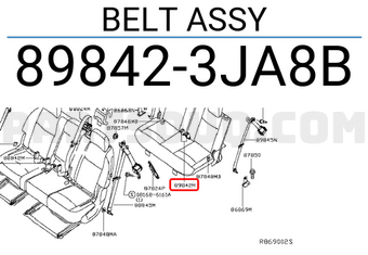 Nissan 898423JA8B BELT ASSY