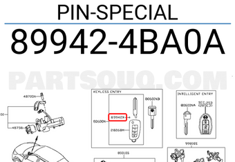 Nissan 899424BA0A PIN-SPECIAL