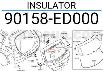 Nissan 90158ED000 INSULATOR