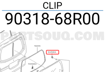 Nissan 9031868R00 CLIP