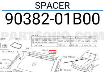 Nissan 9038201B00 SPACER