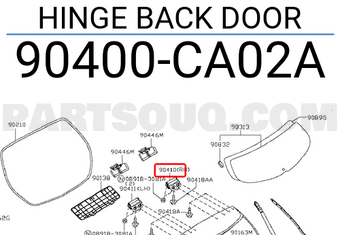 Nissan 90400CA02A HINGE BACK DOOR