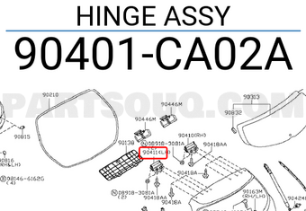 Nissan 90401CA02A HINGE ASSY