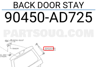 Nissan 90450AD725 BACK DOOR STAY
