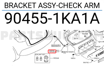 Nissan 904551KA1A BRACKET ASSY-CHECK ARM