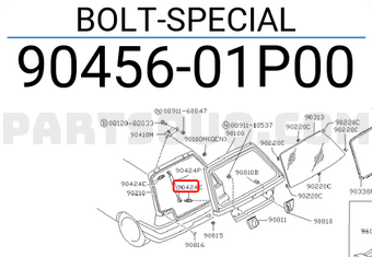 Nissan 9045601P00 BOLT-SPECIAL