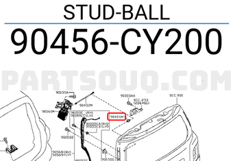 Nissan 90456CY200 STUD-BALL