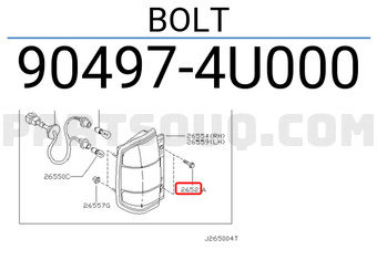 Nissan 904974U000 BOLT