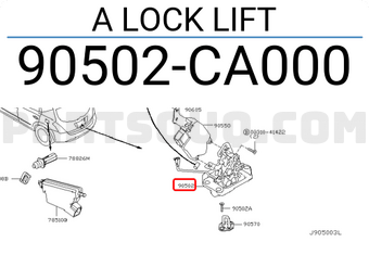 Nissan 90502CA000 A LOCK LIFT