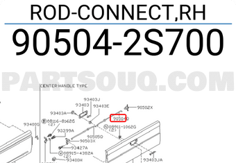 Nissan 905042S700 ROD-CONNECT,RH