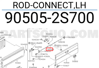 Nissan 905052S700 ROD-CONNECT,LH