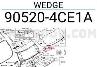 Nissan 905204CE1A WEDGE