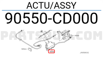 Nissan 90550CD000 ACTU/ASSY