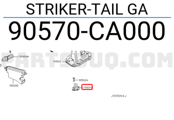 Nissan 90570CA000 STRIKER-TAIL GA
