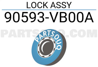 Nissan 90593VB00A LOCK ASSY