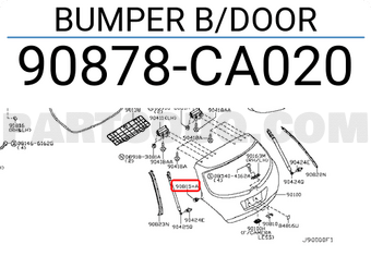 Nissan 90878CA020 BUMPER B/DOOR