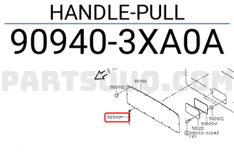 Nissan 909403XA0A HANDLE-PULL