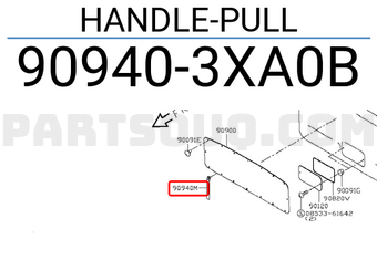 Nissan 909403XA0B HANDLE-PULL