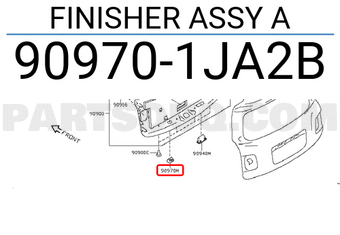 Nissan 909701JA2B FINISHER ASSY A