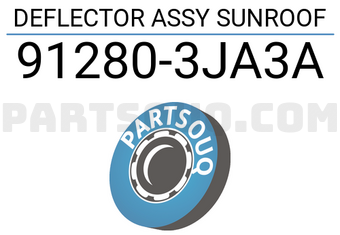 Nissan 912803JA3A DEFLECTOR ASSY SUNROOF