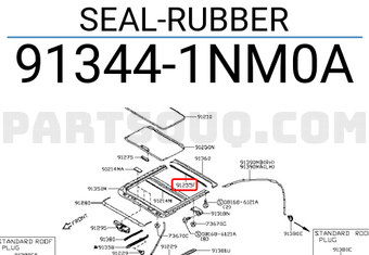 Nissan 913441NM0A SEAL-RUBBER