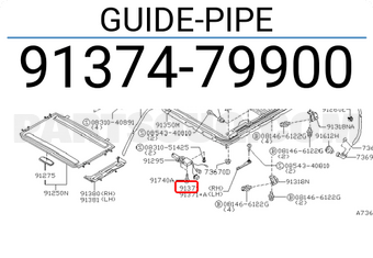 Nissan 9137479900 GUIDE-PIPE