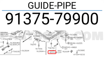 Nissan 9137579900 GUIDE-PIPE